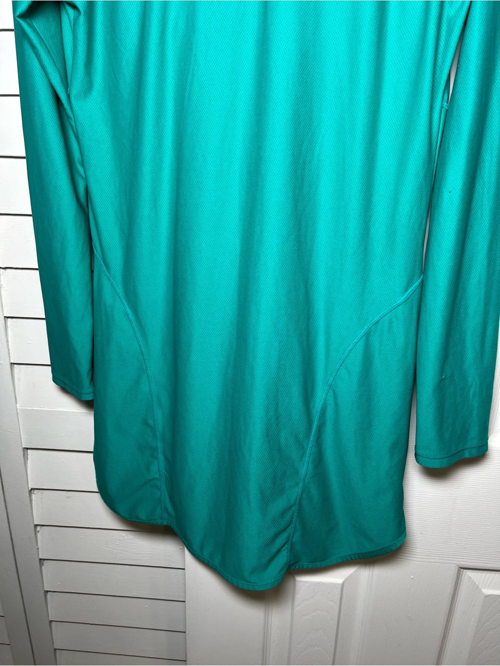 Athleta Wick-It Wader Teal Long Sleeve Swim Cover-Up Dress M - Picture 11 of 17
